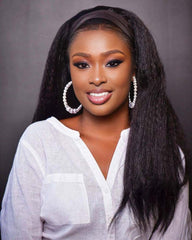 Myra | Kinky Straight Human Hair Headband Wig