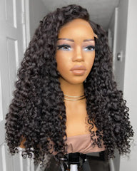 Audrey | Kinky Curly HD Lace Frontal & Closure Glueless Wig