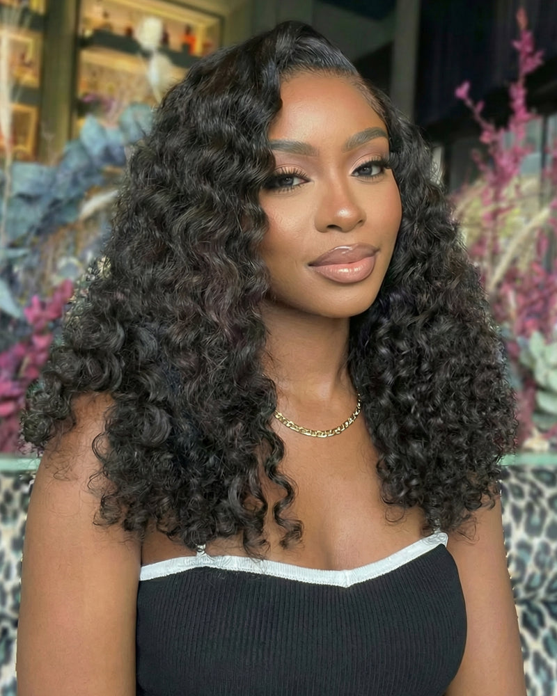 Kayla | Water Wave HD Lace Frontal & Closure Glueless Wig
