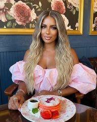 Dream | Wavy Hair Ombre Money Piece Blonde Balayage Wig